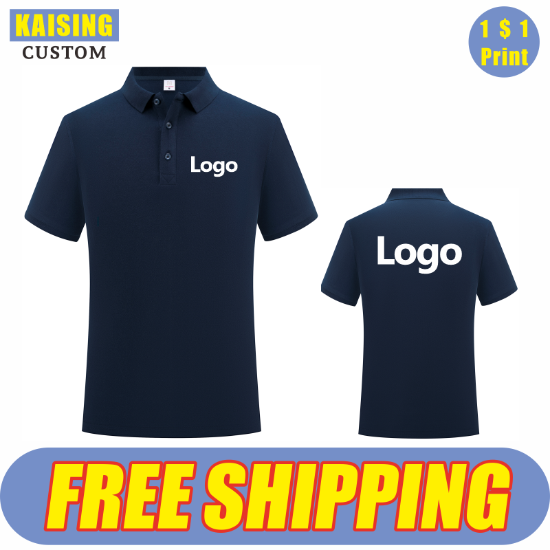 Embroidery On Shirt - KAISING High-Quality Pure Cotton Polo Shirt