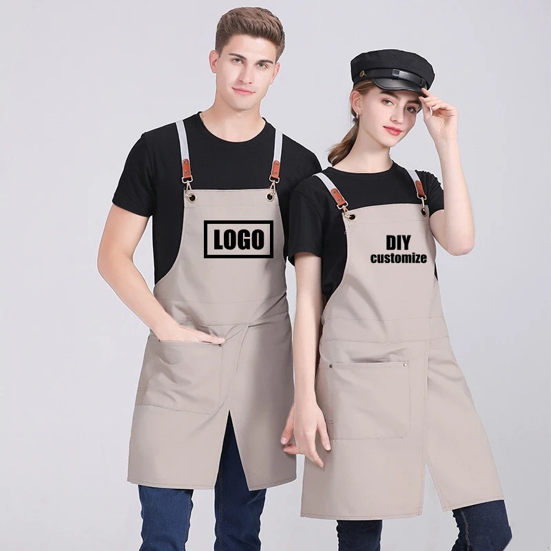 Embroidery Apron - Custom Embroidery Printing Logo Men Women