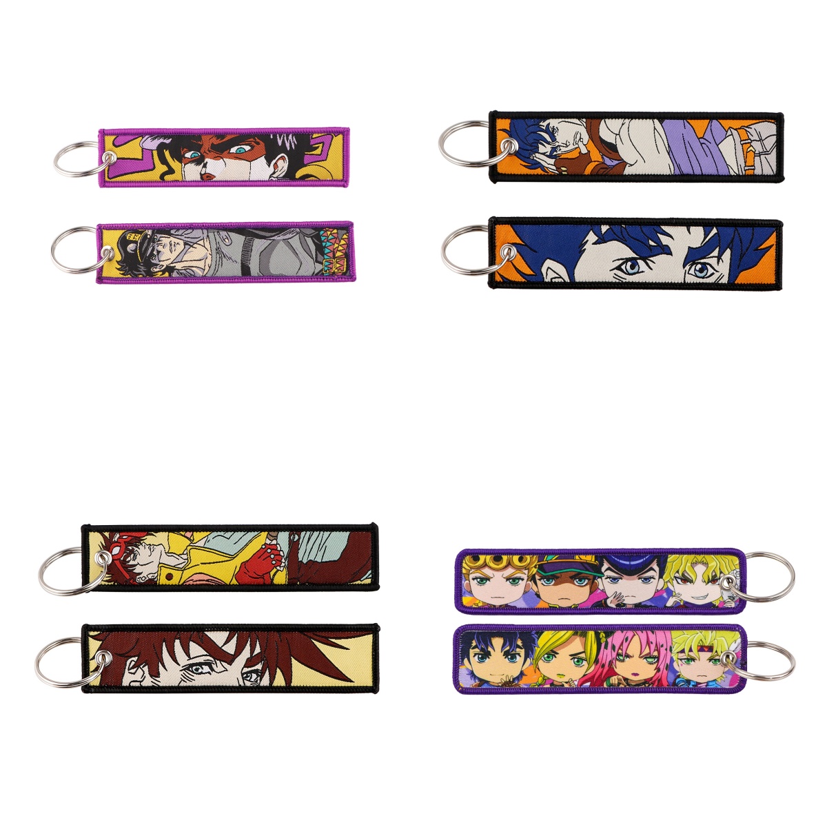 Embroidery Keychain - 1pcs Trendy Male Anime Embroidery Key