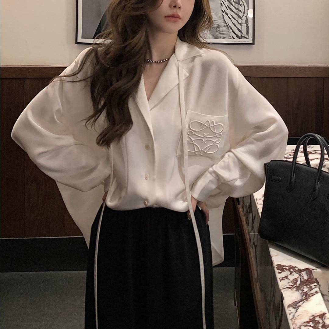 Embroidery On Shirt - Women Blouse 2026 New Spring Summer