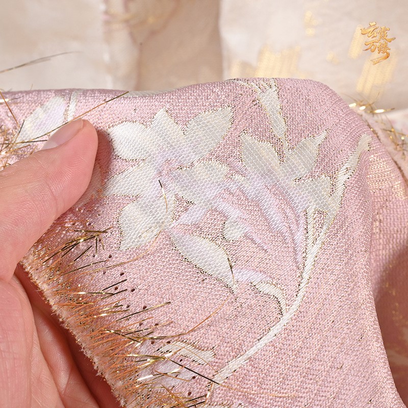 Chinese-style pink gold large  - Embroidery Gold review and price