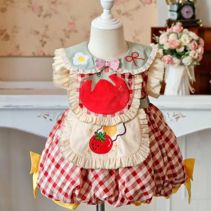 Cottagecore Kids Lolita Dress  - Embroidery Apron review and price