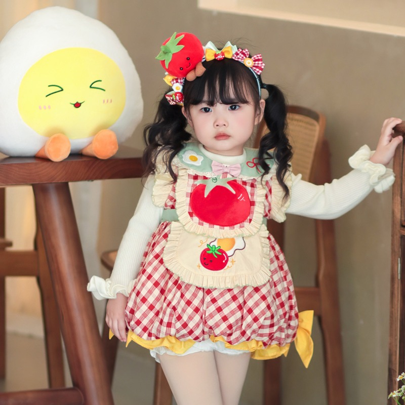 Cottagecore Kids Lolita Dress  - Embroidery Apron review and price