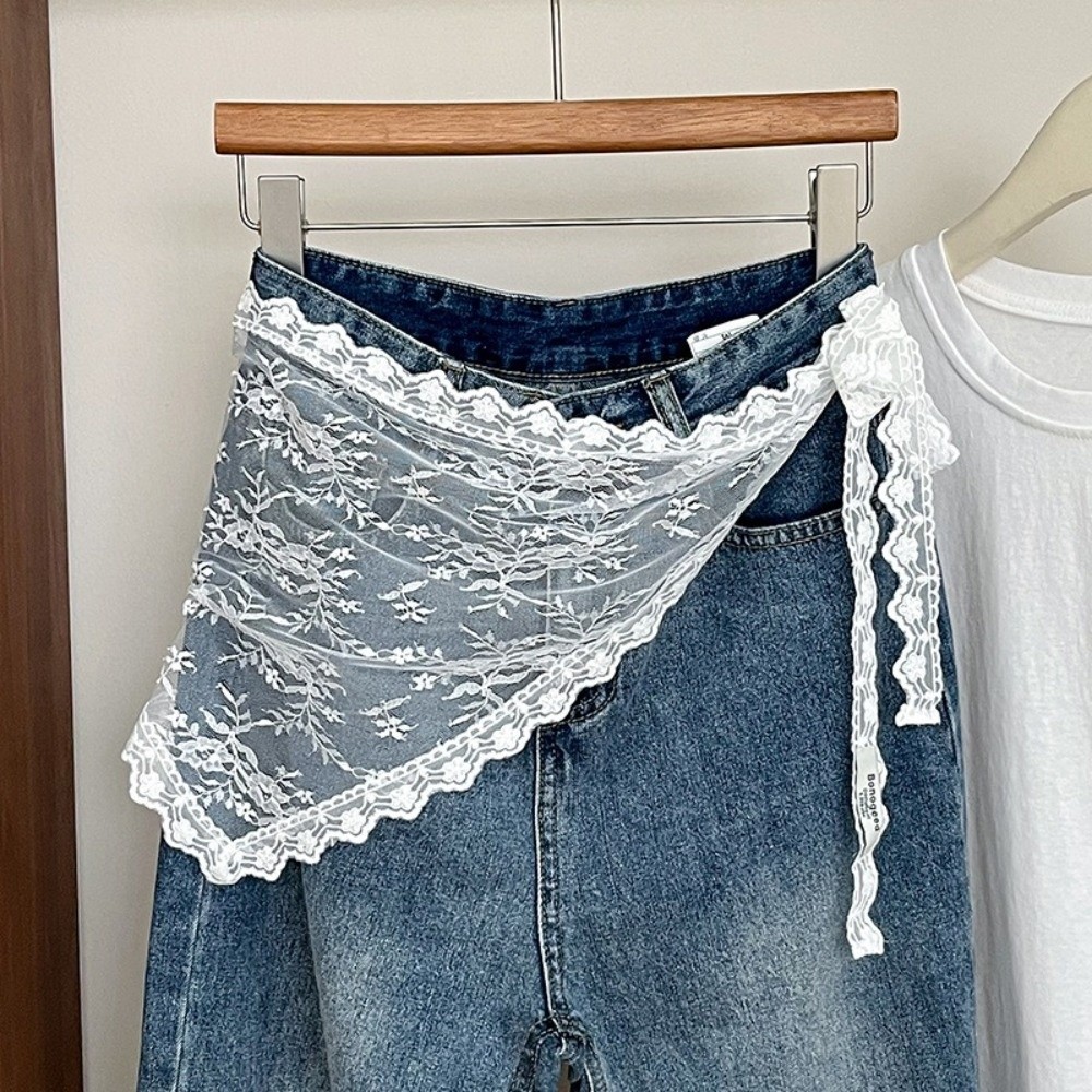 Soft Y2K Triangle Apron Embroi - Embroidery Apron review and price