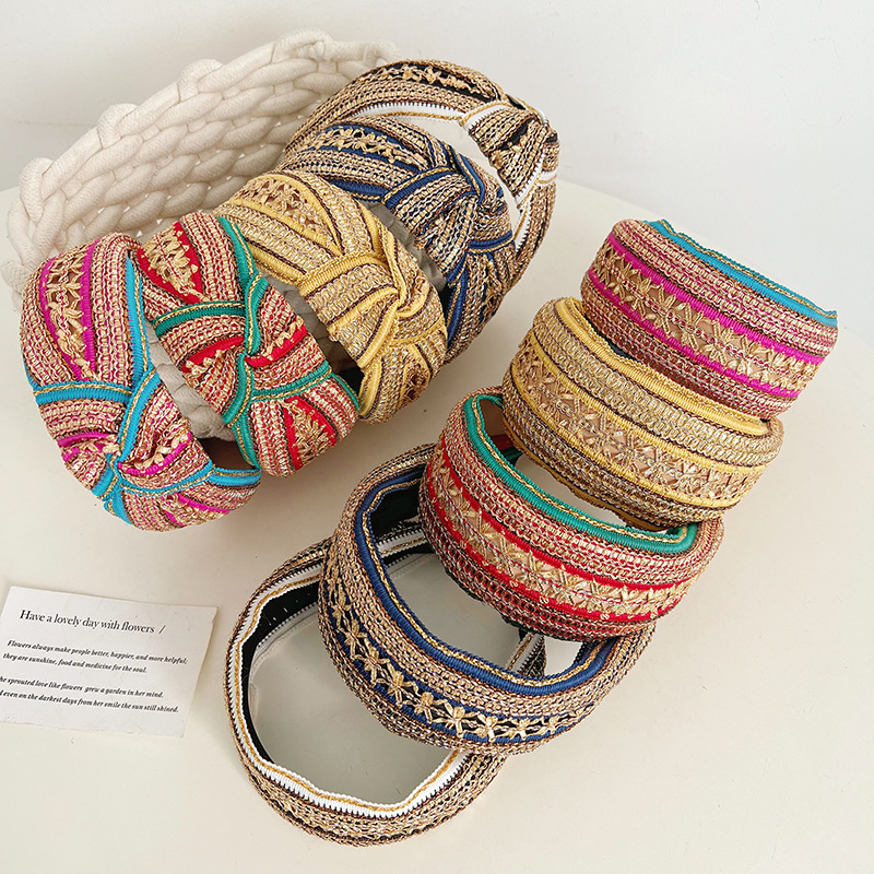 Women Girls Vintage Bohemian E - Embroidery Gold review and price