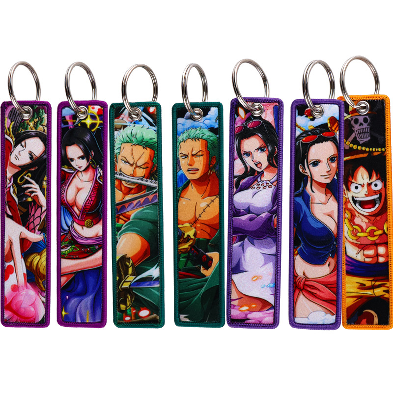 Anime One Piece Embroidery Key - Embroidery Keychain review and price