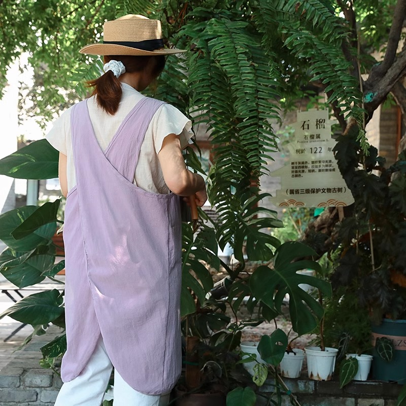 Summer Pure Cotton Embroidery  - Embroidery Apron review and price