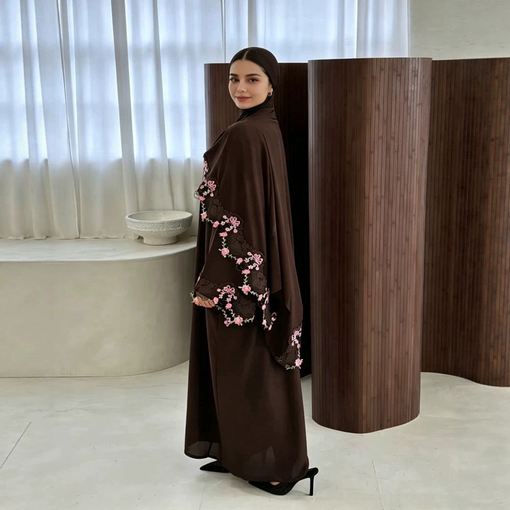 Eid Dress Women Muslim Abaya P - Embroidery Arabic review and price