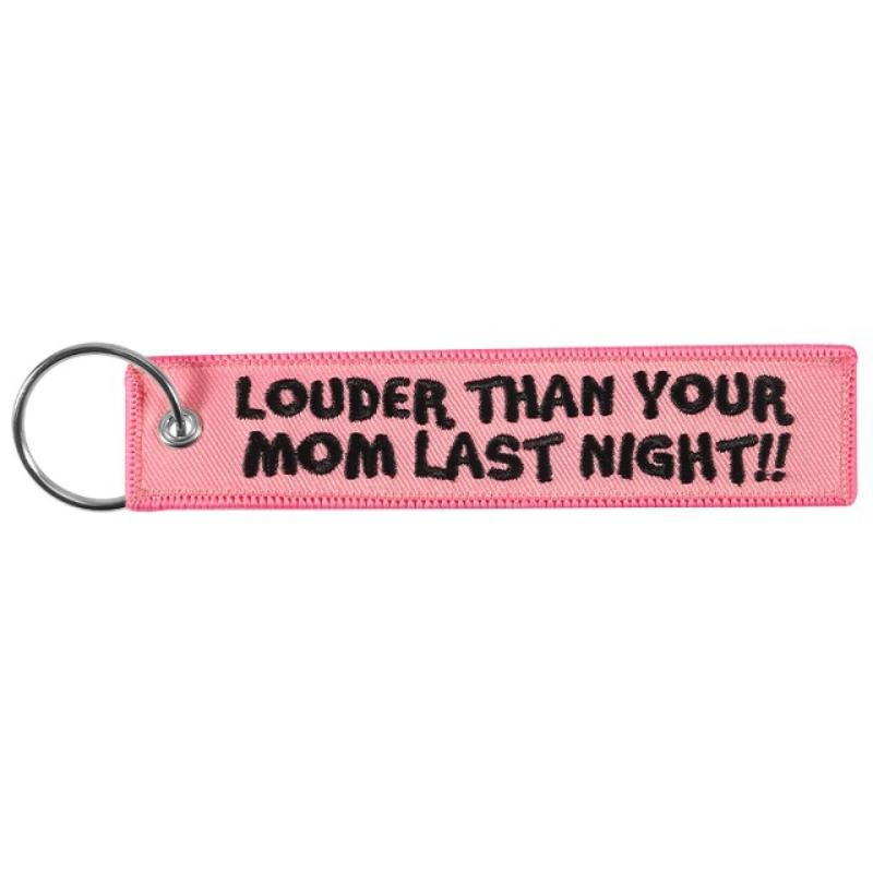 LOUDER THAN YOUR MOM Quotes Ke - Embroidery Quote review and price