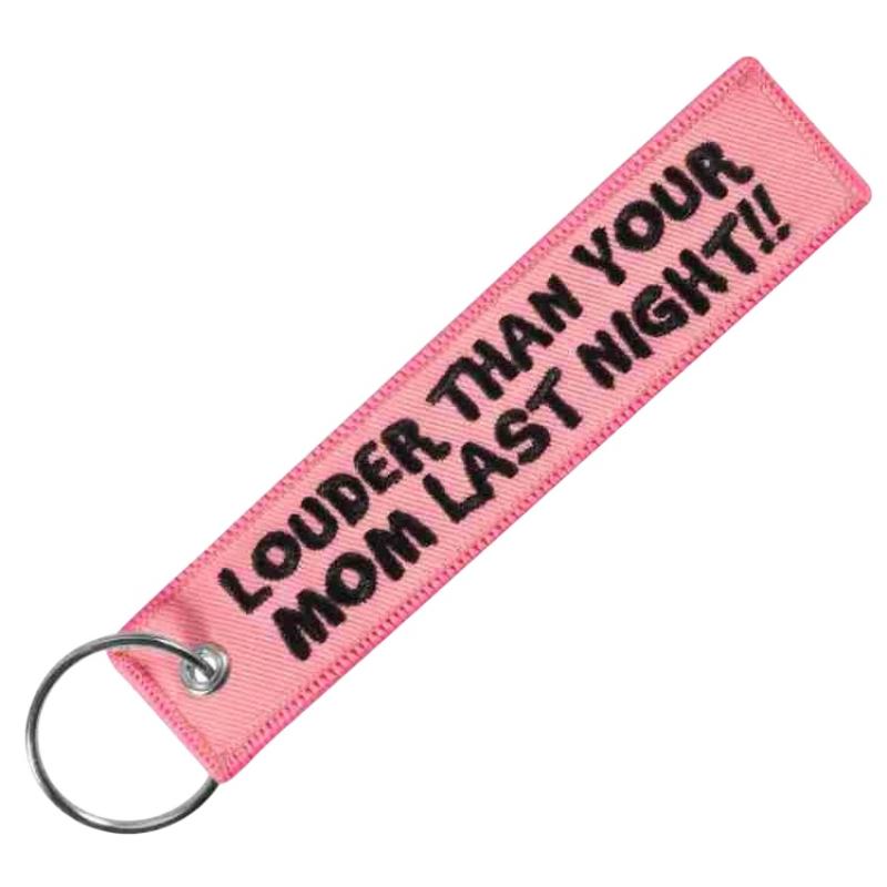 LOUDER THAN YOUR MOM Quotes Ke - Embroidery Quote review and price
