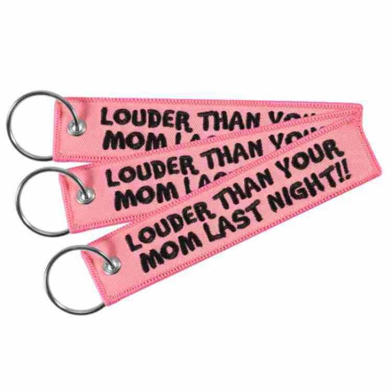 LOUDER THAN YOUR MOM Quotes Ke - Embroidery Quote review and price