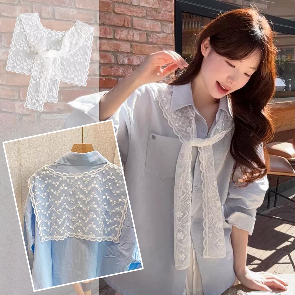 French Lace Shawl Scarf for Wo - Embroidery On Shirt review and price