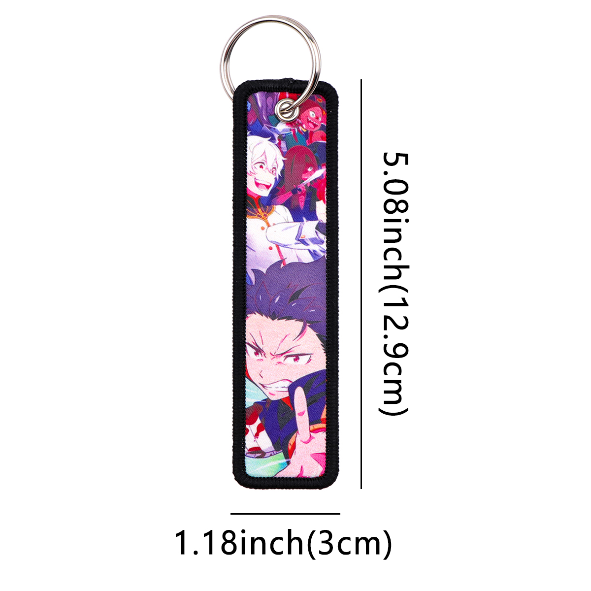 1PCS Japanese Anime Key Fobs H - Embroidery Keychain review and price
