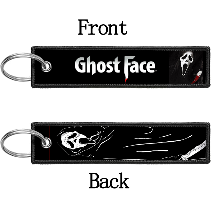 GHOST FACE Key Chain for Men W - Embroidery Keychain review and price