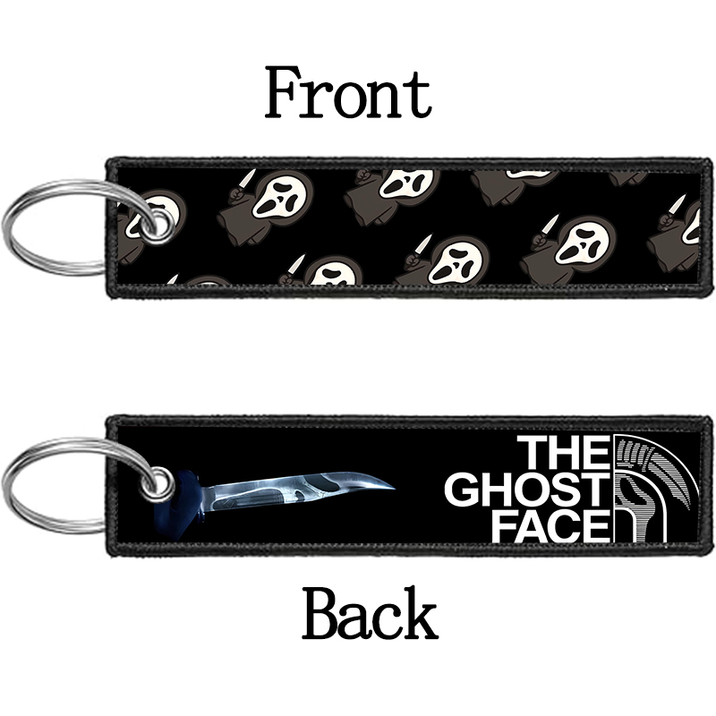 GHOST FACE Key Chain for Men W - Embroidery Keychain review and price