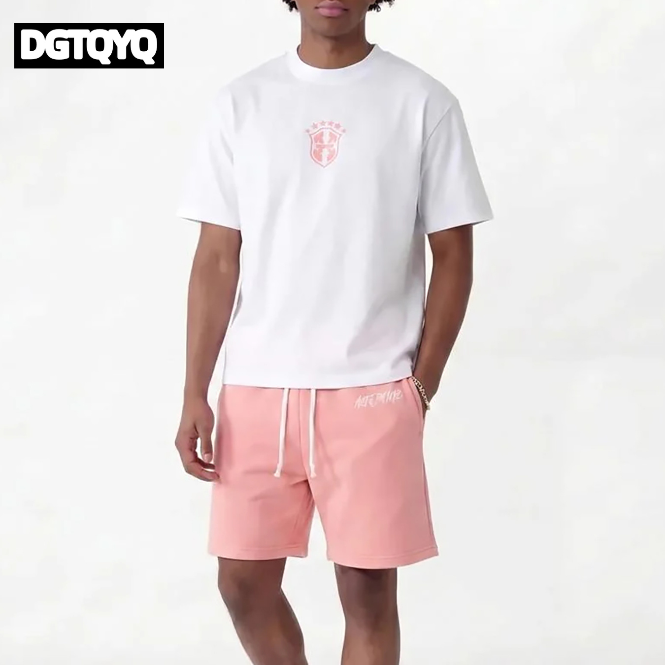 Man's Summer New Pink Embroide - Embroidery On Shirt review and price