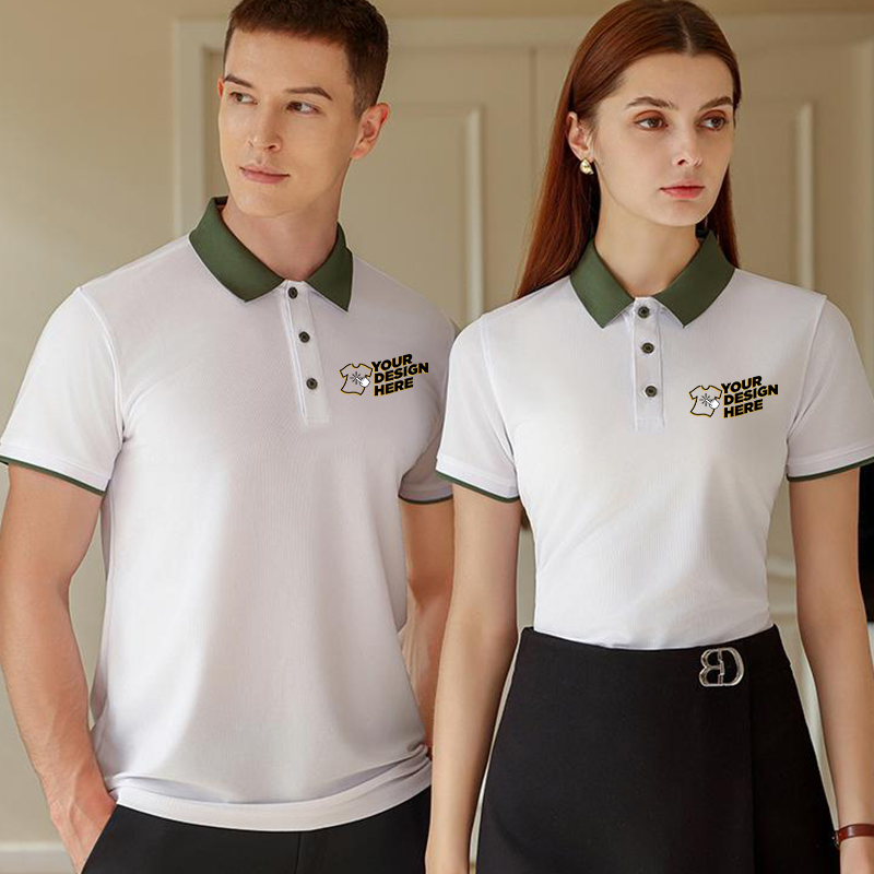 Color Block Polo Shirt - Free  - Embroidery Uniform review and price