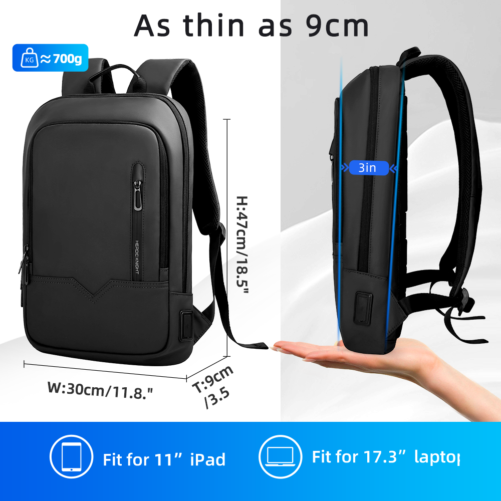 HK Slim Business Backpack for  - Embroidery Keychain review and price