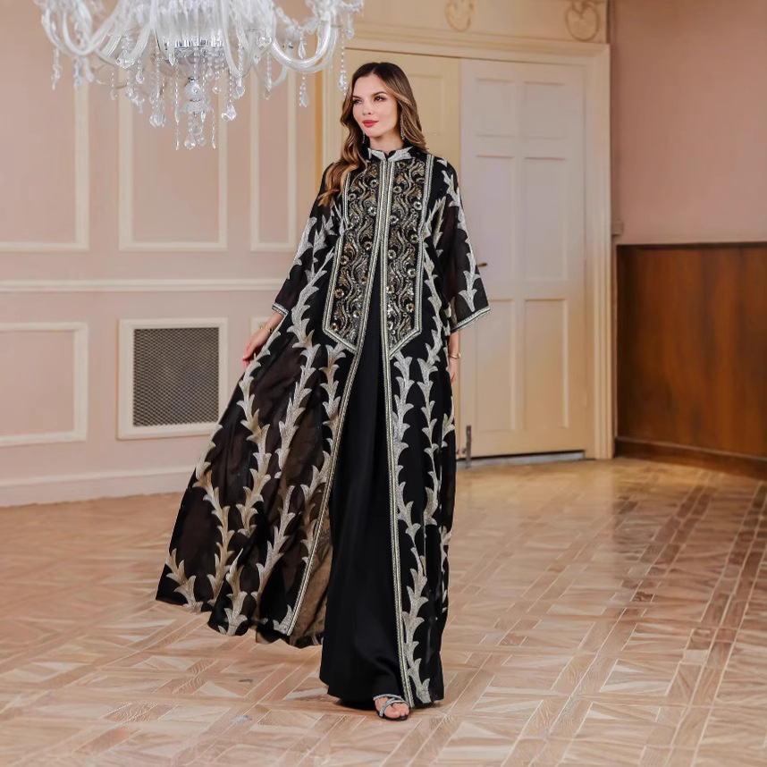 Eid Women Dress Muslim Abaya D - Embroidery Arabic review and price