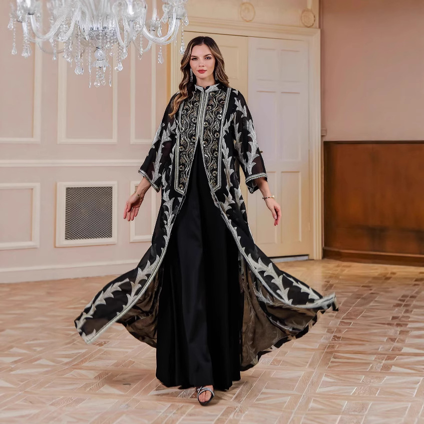 Eid Women Dress Muslim Abaya D - Embroidery Arabic review and price
