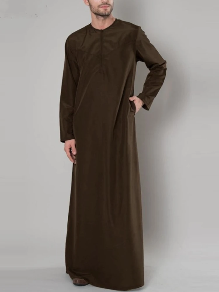 Eid Muslim Jubba Thobe Men Ram - Embroidery Arabic review and price
