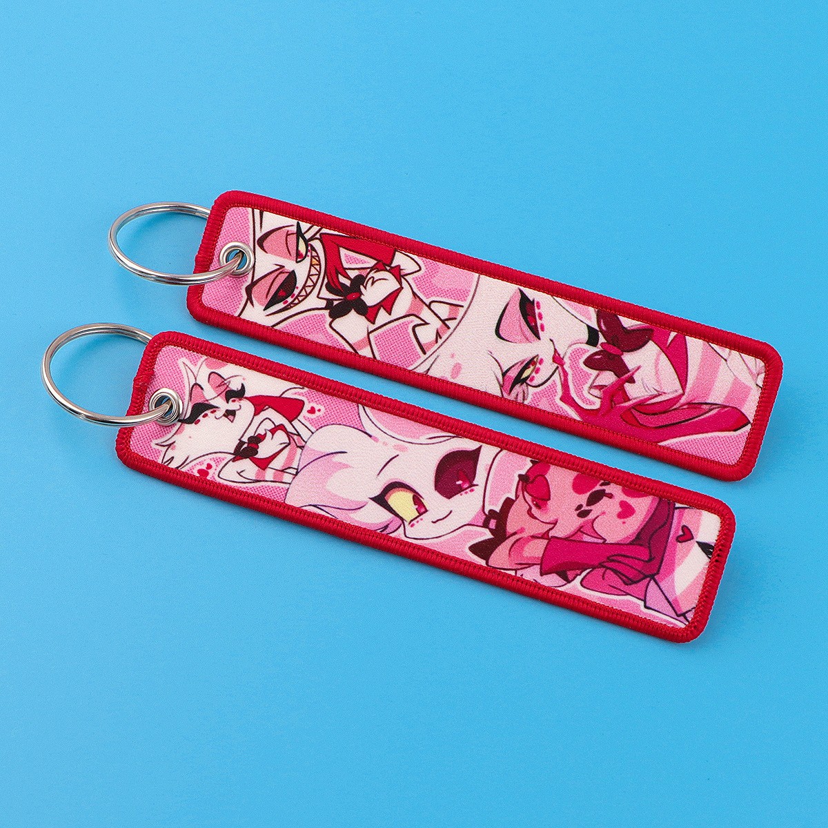 Anime Hazbin Hotel Embroidery  - Embroidery Keychain review and price