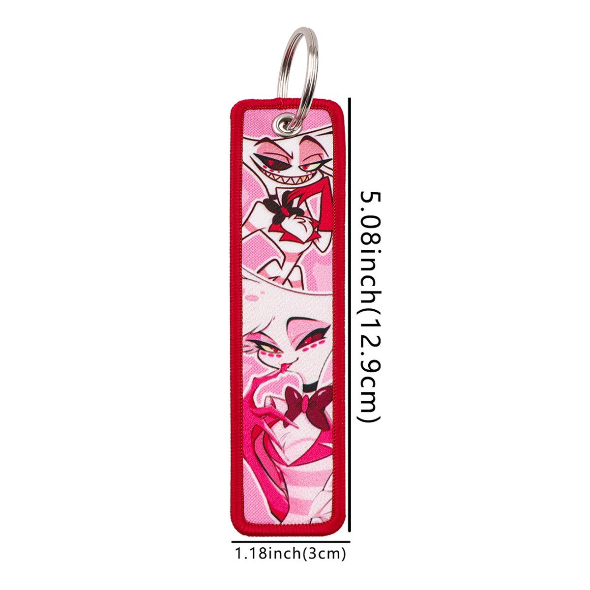 Anime Hazbin Hotel Embroidery  - Embroidery Keychain review and price