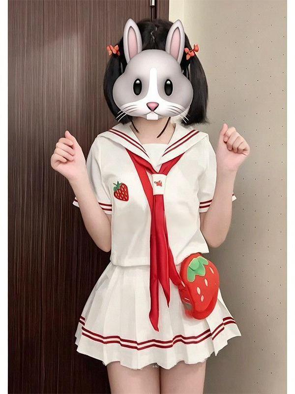 2026 Anime JK Uniform Strawber - Embroidery Uniform review and price
