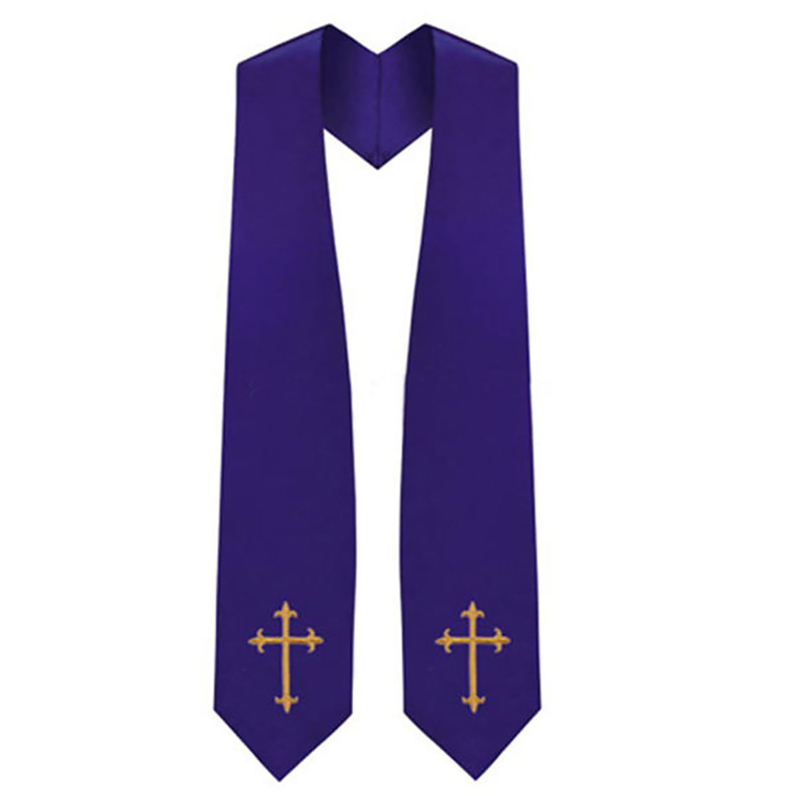 Reversible Clergy Stole Double - Embroidery Gold review and price