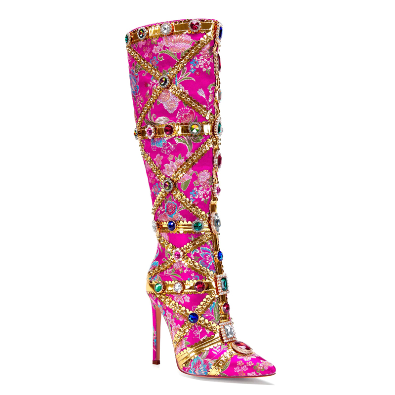 Multicolor Gemstone Gold Trim  - Embroidery Gold review and price