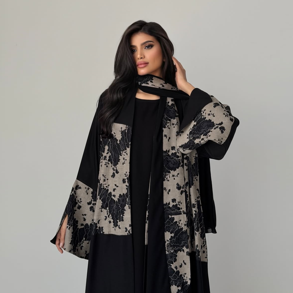 Women Eid Abaya Hijab 2 Piece  - Embroidery Arabic review and price