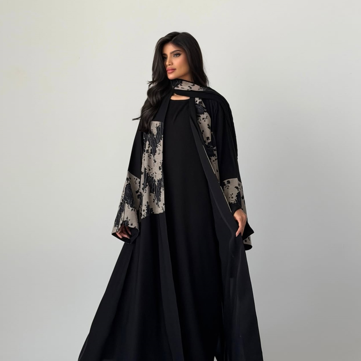 Women Eid Abaya Hijab 2 Piece  - Embroidery Arabic review and price