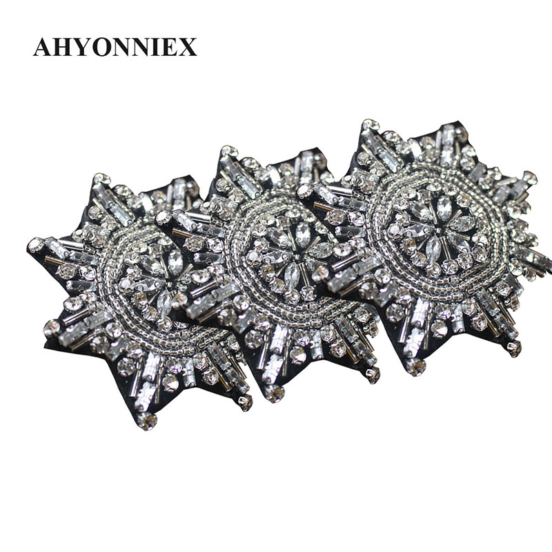 3pcs/lot Star Badge Beaded Pat - Embroidery Xmas review and price