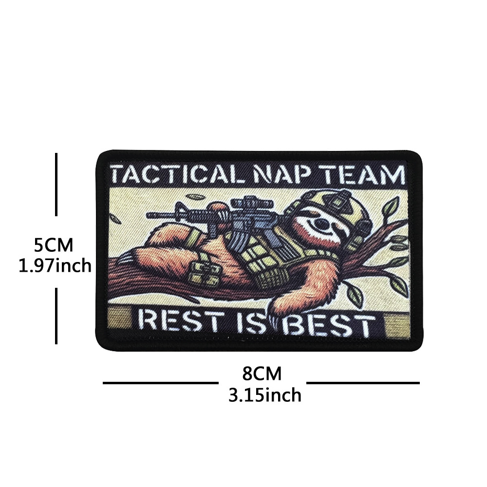 Funny Animal Morale Patches -  - Embroidery Quote review and price