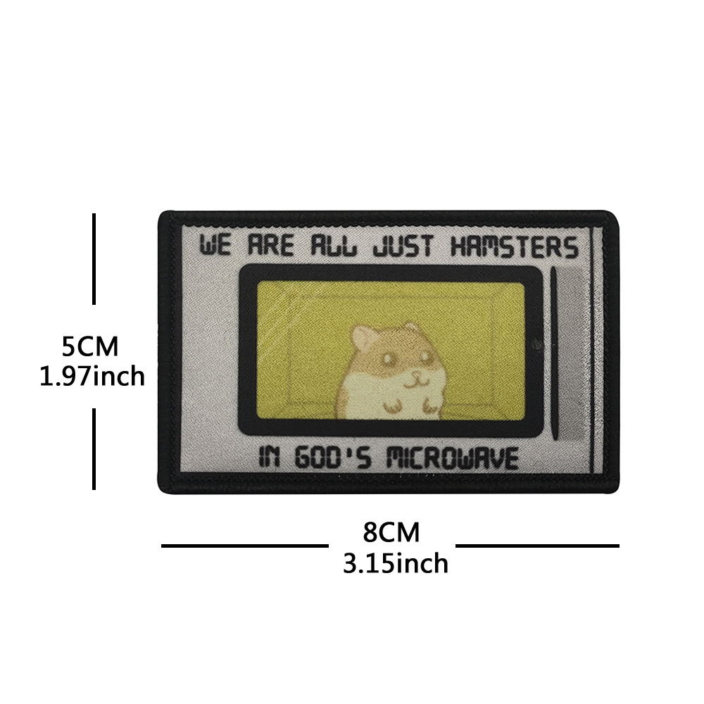 Funny Animal Morale Patches -  - Embroidery Quote review and price